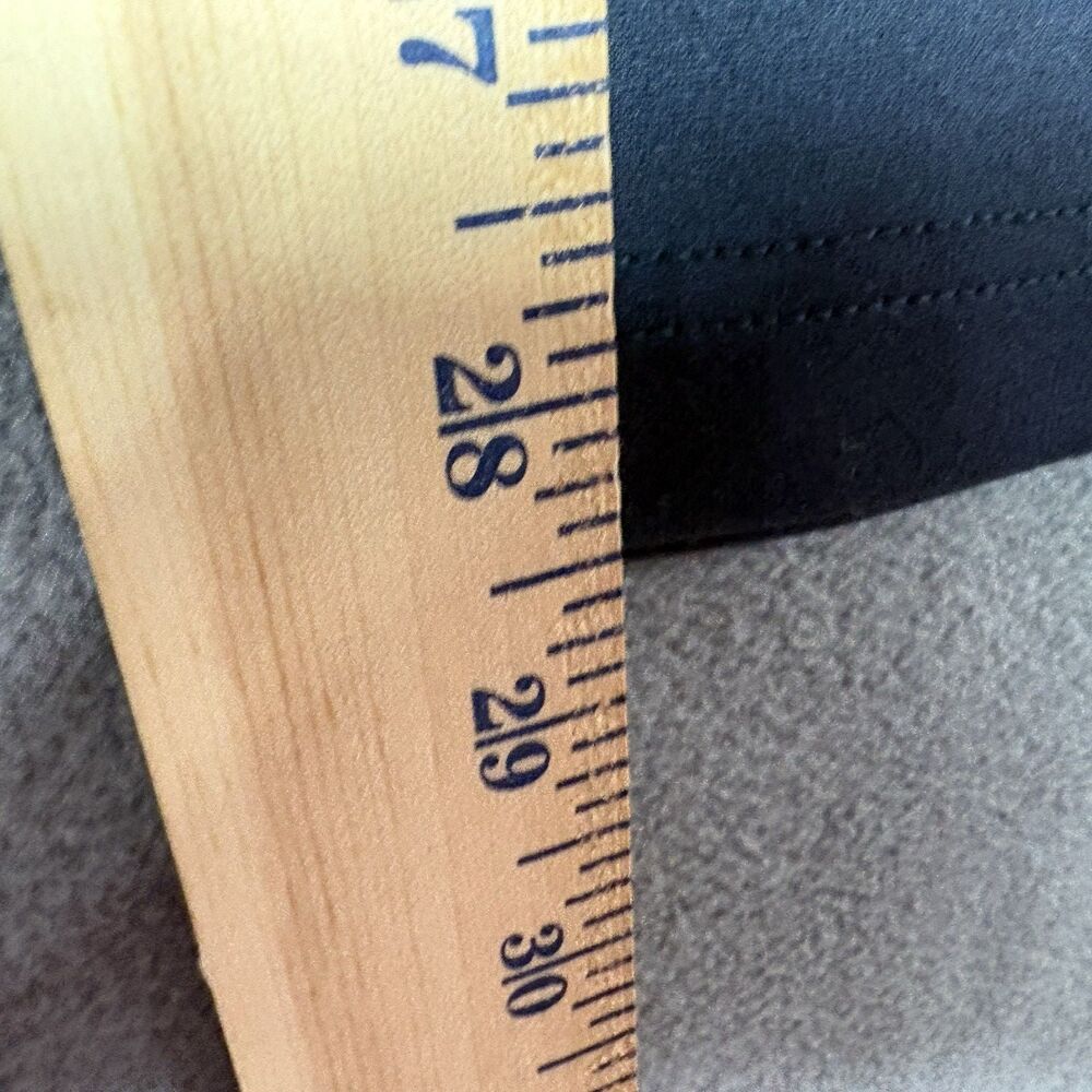 Betabrand Dress Pant Yoga Pants Size MP Medium Petite Navy Blue Bootcut Stretch - Picture 9 of 9